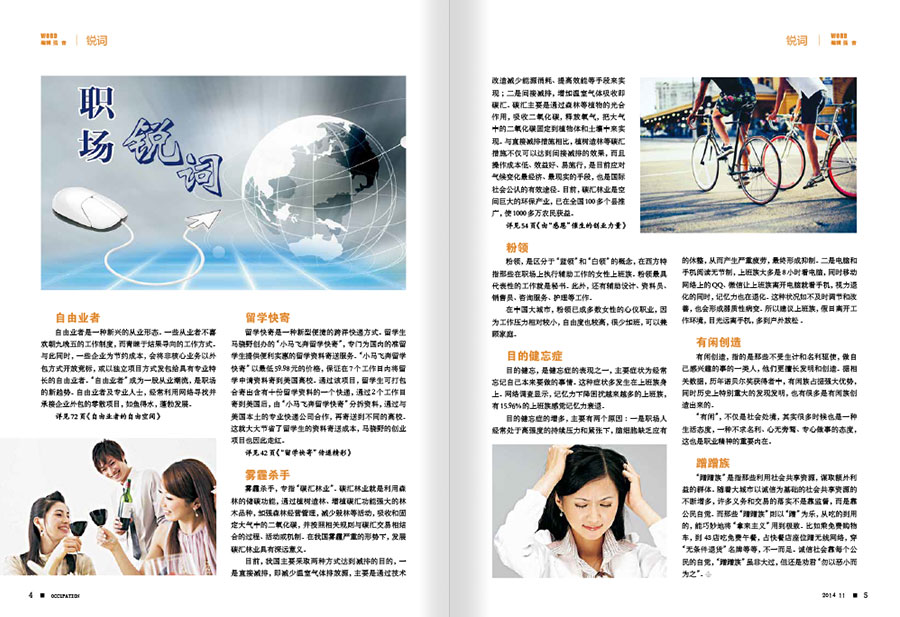 《职业》期刊杂志内刊设计案例